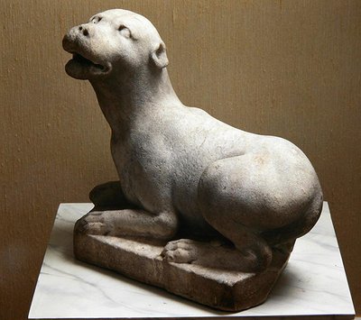 Cave Canem, Beware of the Dog (mármore) de Roman
