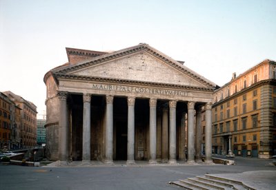 Vista exterior do Pantheon (fotografia) de Roman