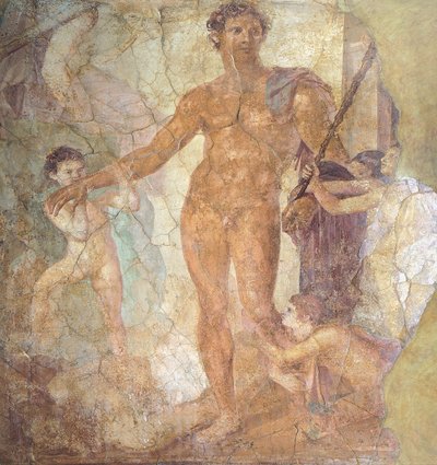 Fresco representando Teseu Libertador (fresco) de Roman