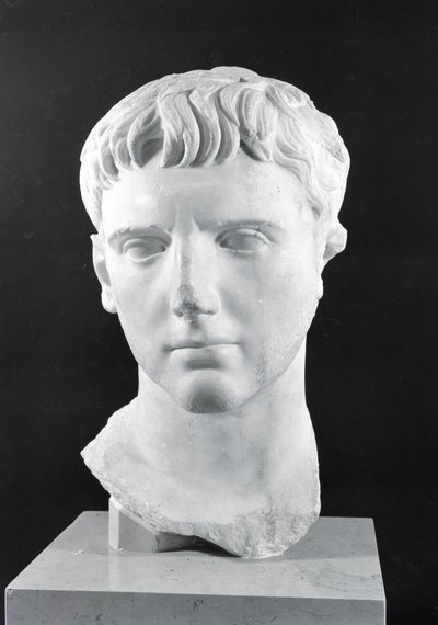 Chefe de César Augusto (63 aC-14 dC) de Roman