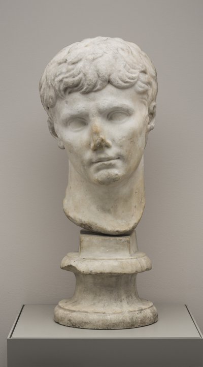 Cabeça do Imperador Augusto (mármore) de Roman