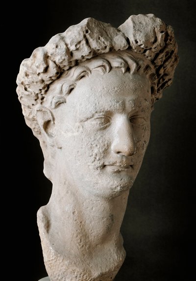 Cabeça de mármore do Imperador Romano Domiciano (Titus Flavius Domitian) (51-96 d.C.) Roma, Museo Nazionale Romano - Cabeça de Domiciano (Titus Flavius Domitian) (51-96 d.C.). Mármore. Museo Nazionale Romano, Roma, Itália de Roman