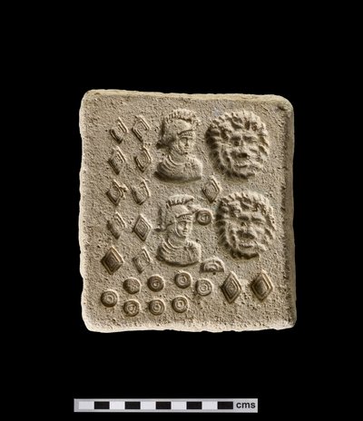 Molde para fazer figuras aplicadas, Norte da África (gesso) de Roman