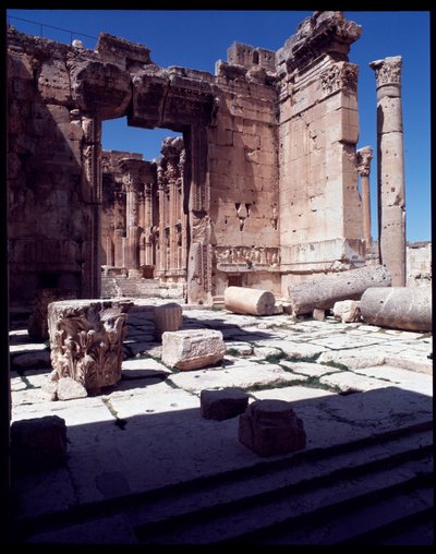 Restos do templo de Baco de Roman