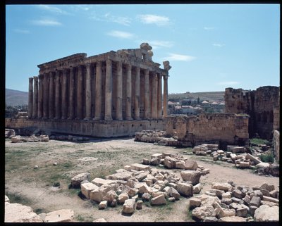 Restos do templo de Baco de Roman