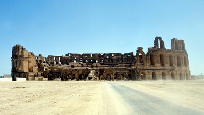 Coliseu Romano de El-Djem, Tunísia. de Roman