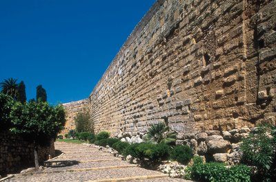 Fortificação romana, Estragão, Catalunha, Espanha, século III a.C. (foto) de Roman