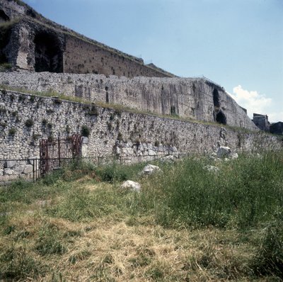 Santuário da fortuna em Palestrina, Lazio. de Roman
