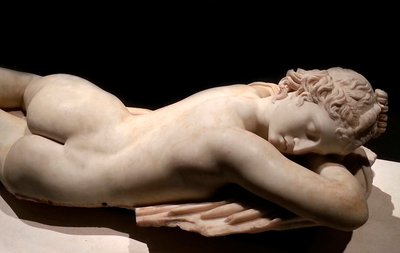 Hermafrodita adormecida: arte romana, século I aC de Roman