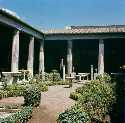 O átrio, casa do Vettii de Roman