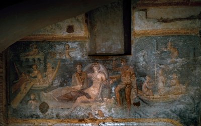 O regresso de Prosérpina do Submundo, séc. II-3º (fresco) de Roman