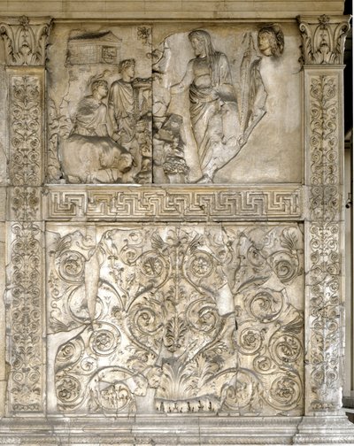 O sacrifício de Enee aos Penates de Roman