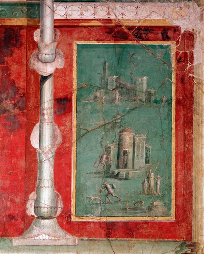 Cena teatral (fresco de Roman