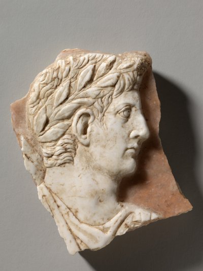 Camafeu com Retrato do Imperador Augusto de Roman Imperial Period