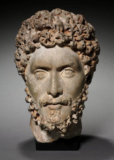 Chefe de um nobre ou oficial, 175-200 de Roman Imperial Period