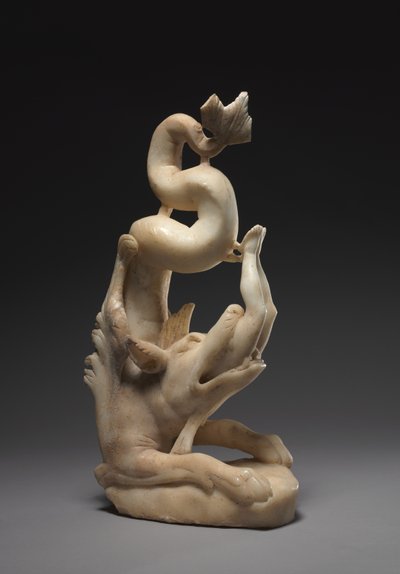 Jonah engoliu, 280-290 (mármore) de Roman Imperial Period