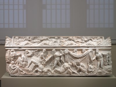 Sarcófago, c.100-125 (mármore grego) de Roman Imperial Period