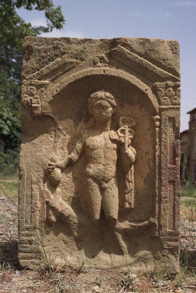 Estela representando Mercúrio, Alto Período Imperial (27 aC-395 dC) de Roman Imperial Period