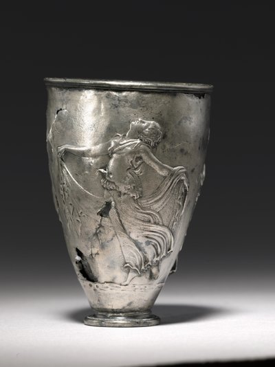 O cálice Vicarello, final do século 1 aC - início do século 1 de Roman Imperial Period