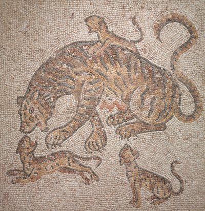 Tigresa e Filhotes, 300s de Roman Imperial Period