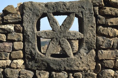 Parede, alto, imperial, período, 27, BC-395, ad, pedra, detalhe, de, 267046 de Roman Imperial Period