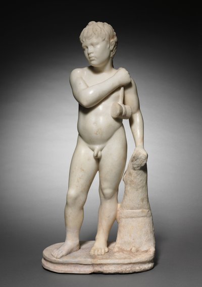 Juventude com pesos saltadores, c.40-70 de Roman Imperial Period