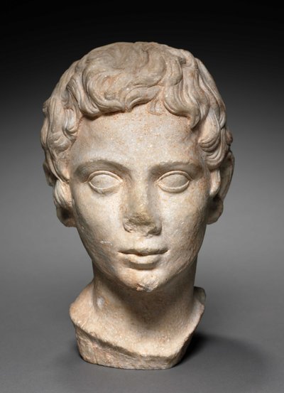 Chefe de uma Juventude, 100-1 a.C. de Roman Period Egyptian