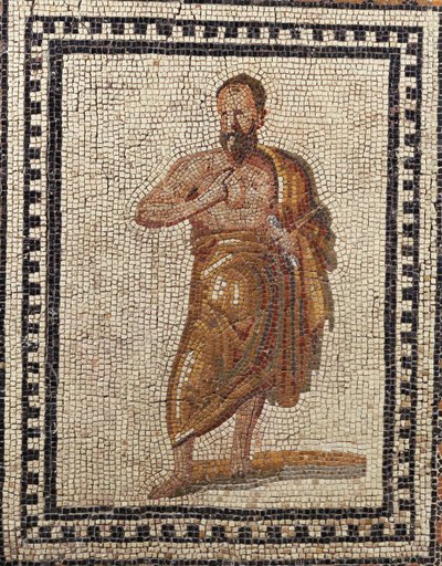 Um filósofo (mosaico) de Roman Roman