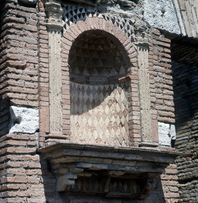 Casa del Laraire (Larário) em Ostia (Ostia), nas proximidades de Roma. de Roman Roman