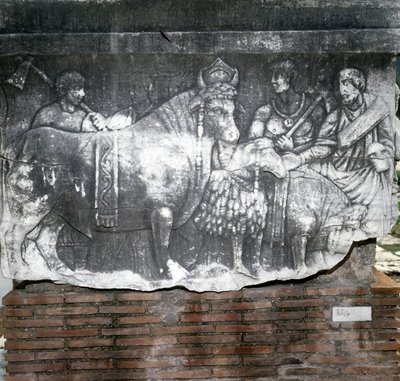 Foro Romano: Suovetaurile (sacrifício de um porco, de um carneiro e de um touro). Roma: de Roman Roman