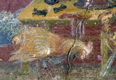 Fresco, Casa de Vettii, Pompeia (Património Mundial da UNESCO de Roman Roman