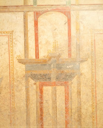 Fresco da Casa de Menandro, Pompeia , Campânia, Civilização Romana de Roman Roman