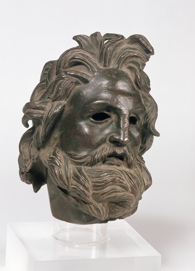 Cabeça de Poseidon (bronze) de Roman Roman