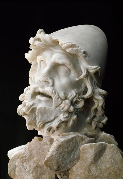 Polypheme cego: Cabeça de Ulisses de Roman Roman