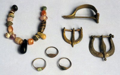 Anéis, fivelas e Fibulae, Masada (meios mistos) de Roman Roman