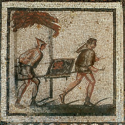 Transporte de estrume (mosaico) de Roman Roman