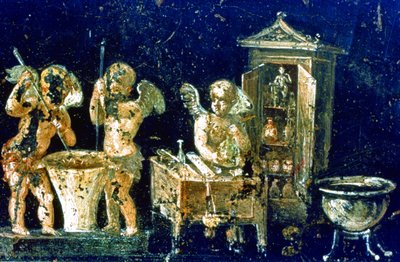 Pintura mural da Casa dos Vetti de Roman Roman