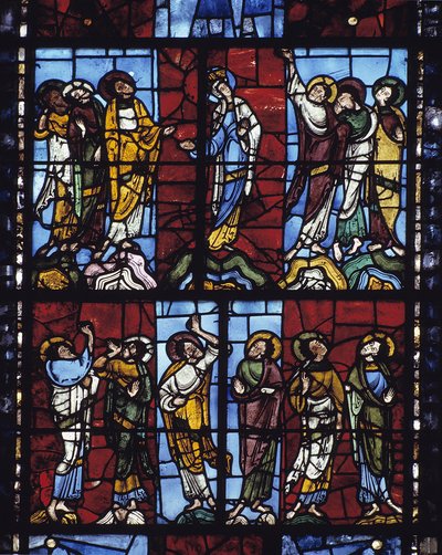 Ascensão (Vidro manchado de Romanesque