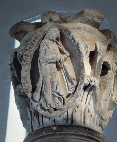 Capital do coro (escultura de Romanesque