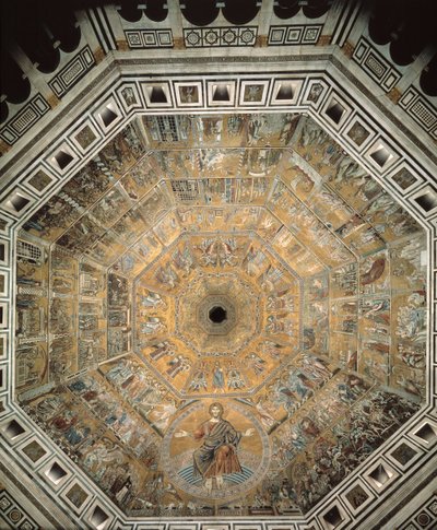 O Juiz Cristo - Mosaico de Romanesque