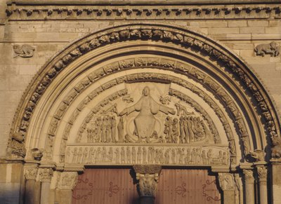 Vezelay Cathedral Tympanum (Yonne 89) de Romanesque