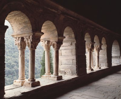 Vista do Priorado de Romanesque