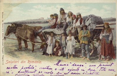 Saudações da Romênia de Romanian School