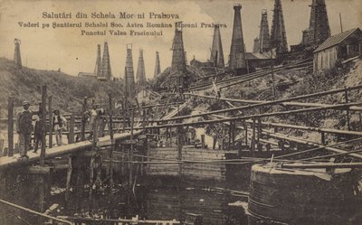 Poços De Petróleo, Moreni, Romênia de Romanian School