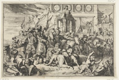 A invasão francesa e a ruptura da unidade da União de Romeyn de Hooghe