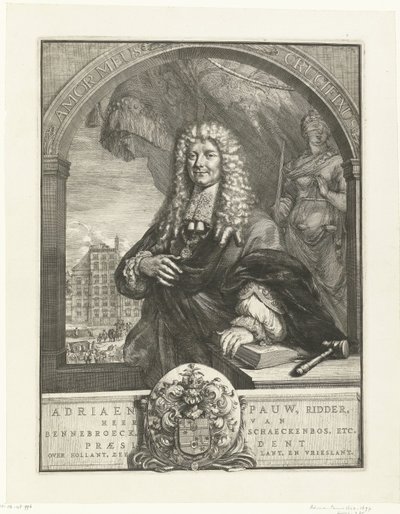 Retrato de Adriaen Pauw de Romeyn de Hooghe