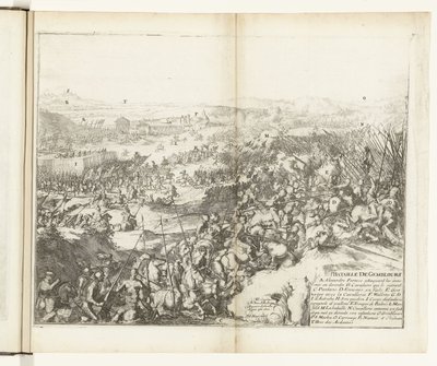 Escória de Gemblours, 1578 Batalha de Gemblours (título no objeto) Guerras de Flandres (título da série) de Romeyn de Hooghe