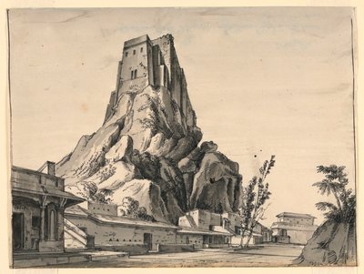 Cenário, Castle on Hill de Romolo Achille Liverani