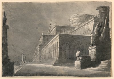 Cenário, Exterior do Enorme Palácio de Romolo Achille Liverani