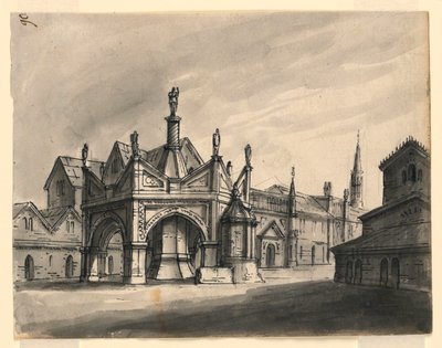 Cenário, Exterior de Edifícios Góticos de Romolo Achille Liverani